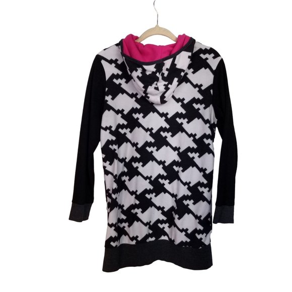 DKNY Houndstooth Hoodie dress size medium - Picture 4 of 9